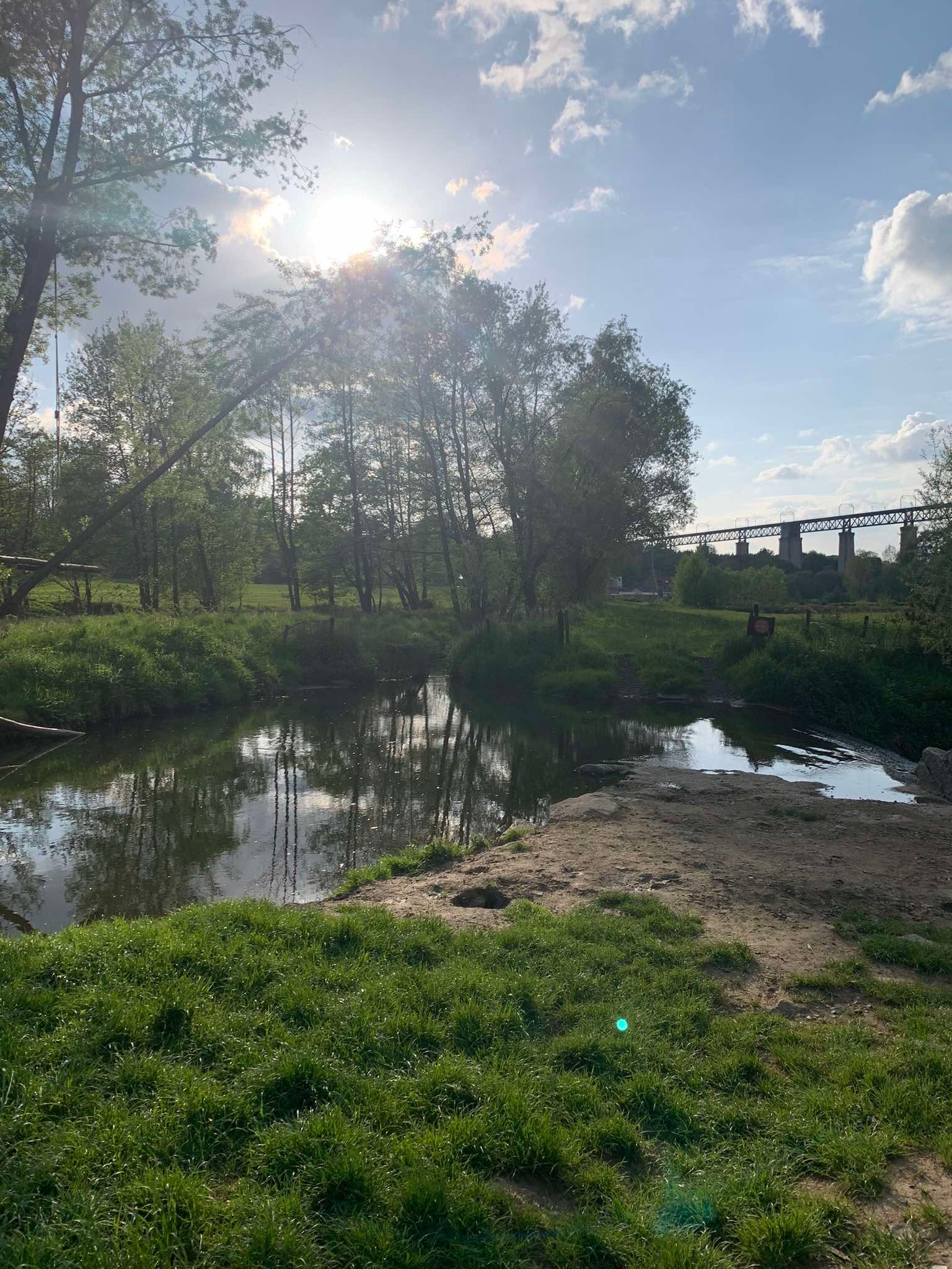 Vue sur le viaduc Moresnet